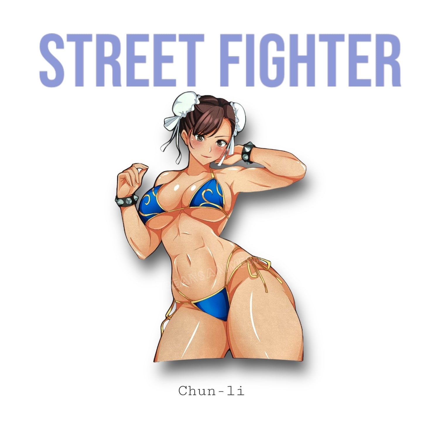 Chun-li Sparkle Sticker